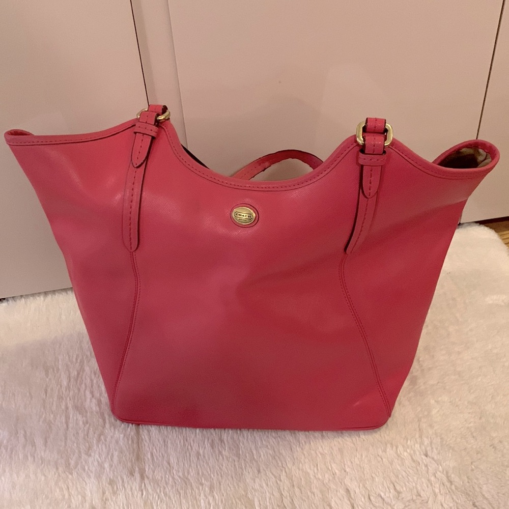 Pink coach bag